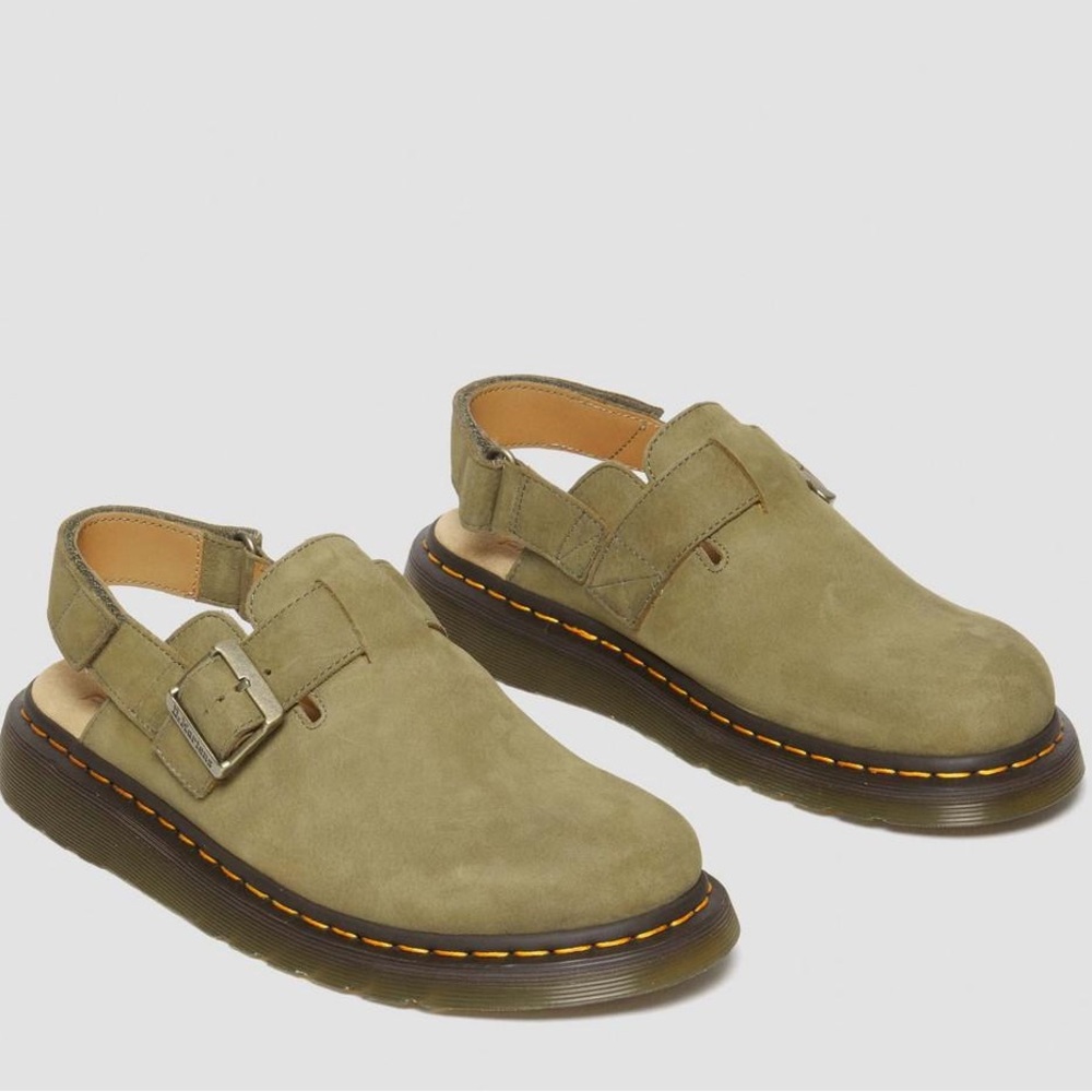 NWOB $149 Dr. Marten’s Jorge II Olive Slingback Mule - Picture 2 of 7